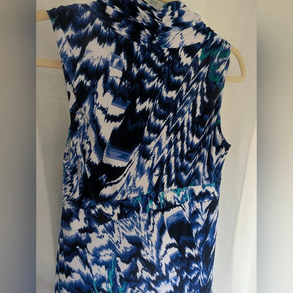 Chico's Blue and White Patterned Dress - Picture 13 of 15
